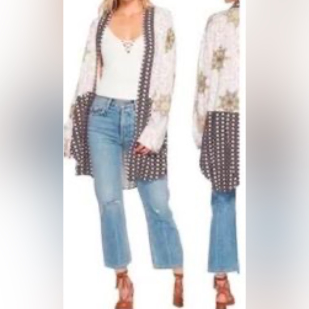 Free People Forget Me Not Kimono-Ivory.